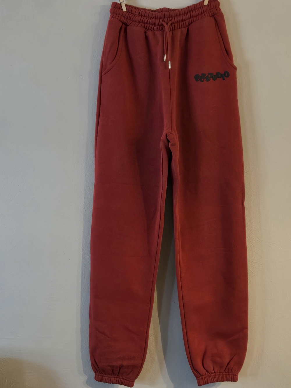 PrettyLittleThing Kids Burgundy Jogger Sweatpants